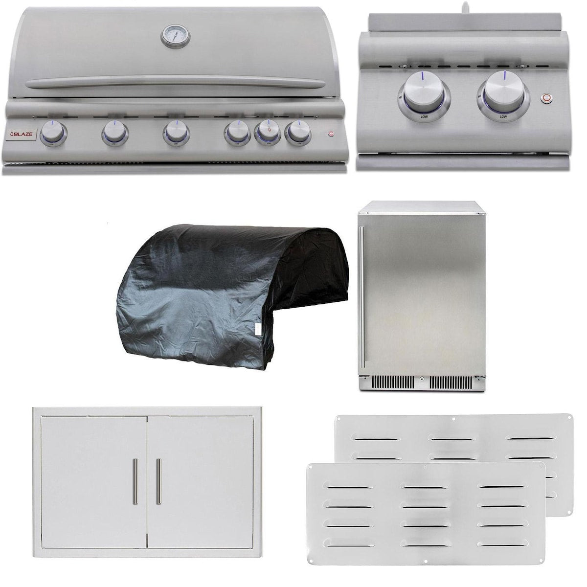 Blaze LTE+ 7-Piece 40-Inch Natural Gas Outdoor Kitchen Package