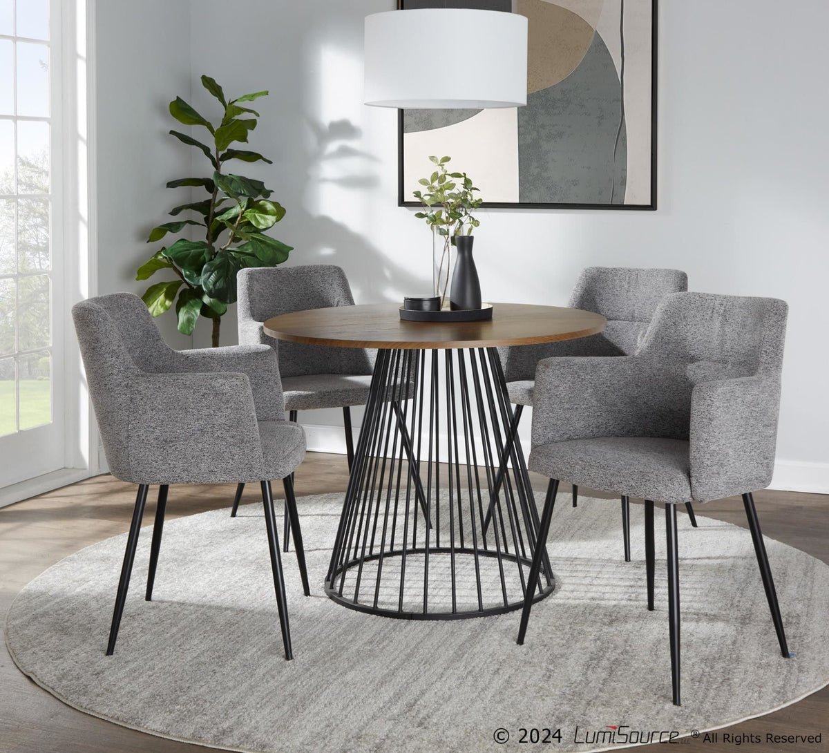 Canary - Cosmo Dining Table - Black Base