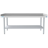 30" x 60" 16-Gauge Stainless Steel Equipment Stand with Galvanized Undershelf, EQT-163060.