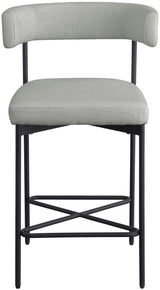 Rivage - Durable Stool With Black Frame (Set of 2)