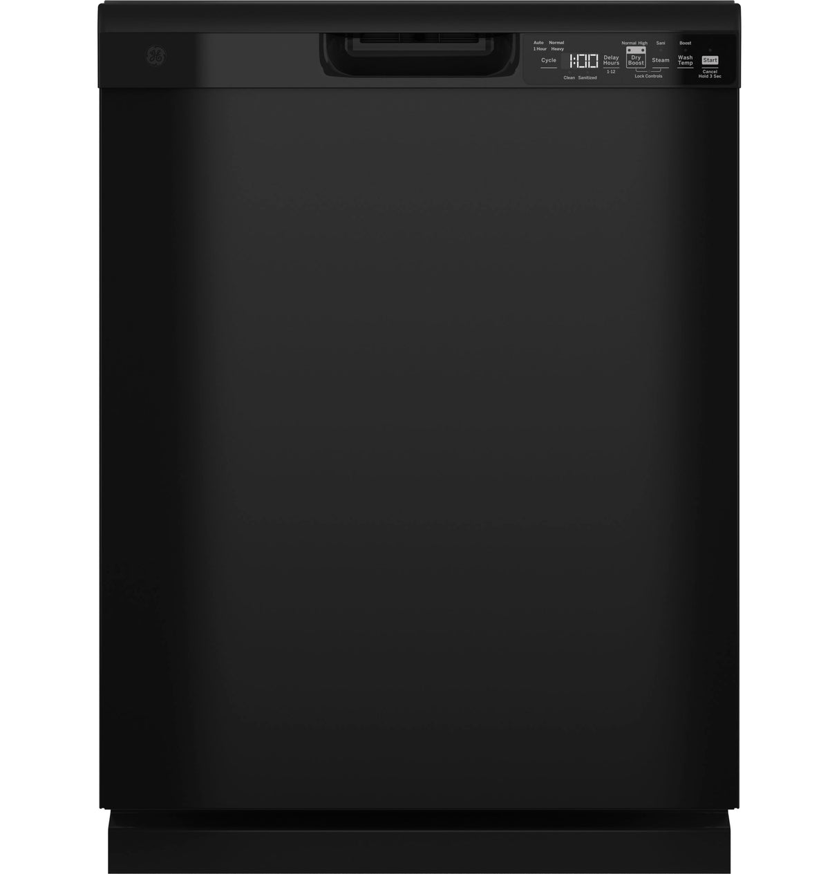 GE(R) ENERGY STAR(R) Front Control with Plastic Interior Dishwasher with Sanitize Cycle & Dry Boost - (GDF550PGRBB)