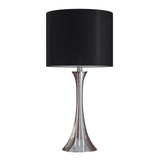 Lenuxe - 24" Metal Table Lamp (Set of 2) - Polished Nickel
