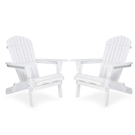 Lounge Patio Chair For Garden Outdoor Wooden Folding Adirondack Chair (Set of 2) Solid Cedar Wood Lounge Patio Chair For Garden