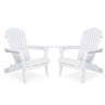 Lounge Patio Chair For Garden Outdoor Wooden Folding Adirondack Chair (Set of 2) Solid Cedar Wood Lounge Patio Chair For Garden