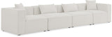 Cube - Linen Modular 4 Seat Sofa