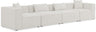 Cube - Linen Modular 4 Seat Sofa