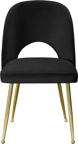Logan - Dining Chair (Set of 2) - Gold Legs