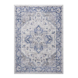 Marfi - 8' X 10' Oriental Area Rug - Blue / Gray