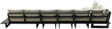 Maldives - 6 Piece Water Resistant Outdoor Patio Modular Sectional With Gray Base