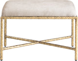 Valley - Bench With Gold Frame