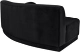 Avra - Velvet Performance Fabric Upholstered Armless Sofa