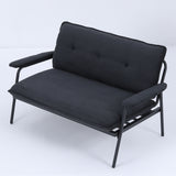 Modern Metal Frame Sofa With Sponge Filling For Compact Spaces And Versatile Use