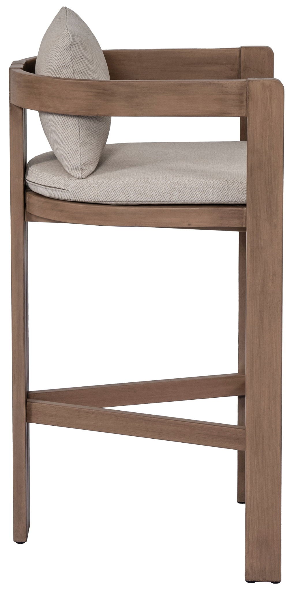 Newport - Water Resistant Fabric Upholstered Outdoor Patio Bar Stool