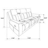 Slater - 2 Piece Reclining Sofa Set With Manual Recline