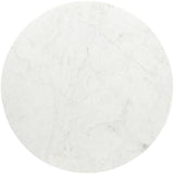 Liona - 42" Marble And Mango Wood Dining Table