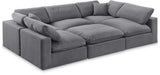 Comfy - 6 Piece Velvet Sectional