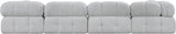 Ames - 5 Piece Fabric Modular Sectional