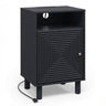 Nightstand With Charging Station & Storage