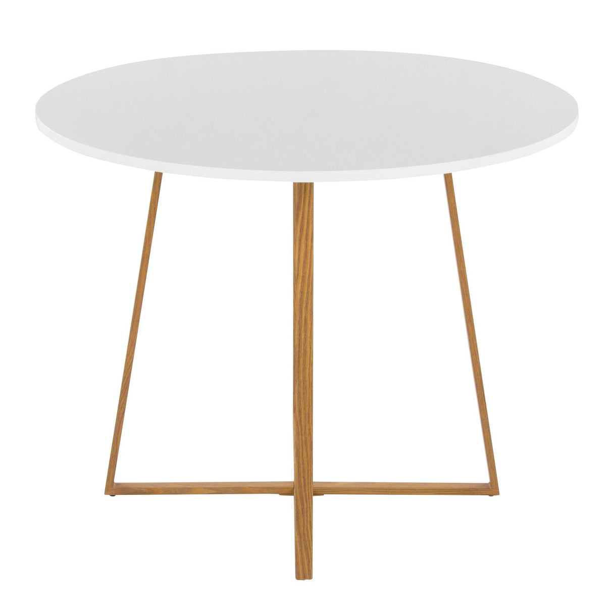 Cosmo - Dining Table - Natural Wood Metal Base