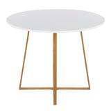 Cosmo - Dining Table - Natural Wood Metal Base