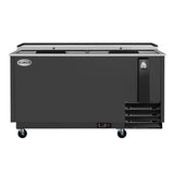 65 in. Commercial Bottle Cooler in Black with Built-In Opener, ETL Listed, 19 cu. ft. (KM-BOC65-BK)