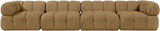 Orin - Fabric Velvet 4 Piece Modular Sofa