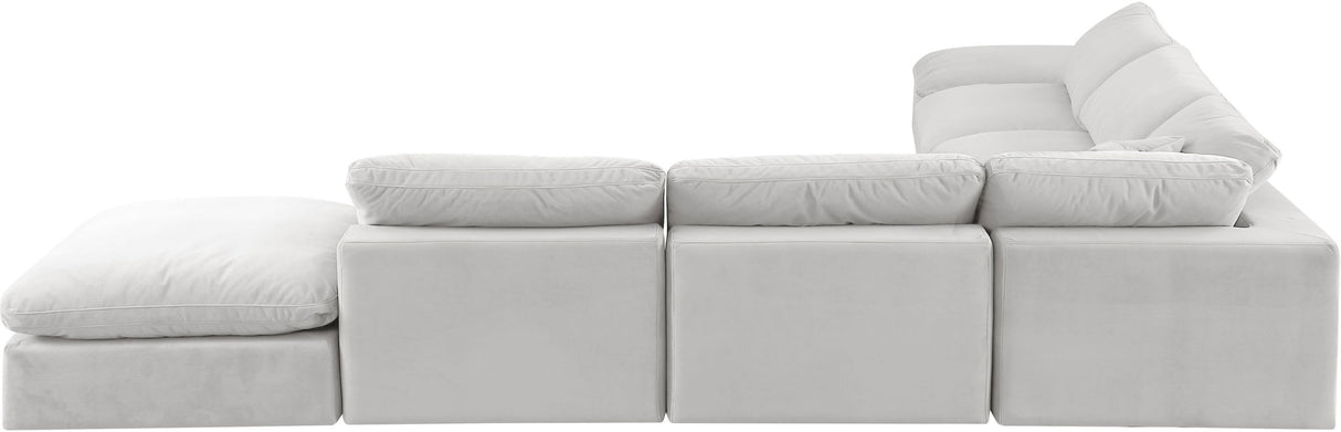 Comfy - 7 Piece Velvet Modular Corner Sectional