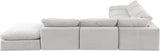 Comfy - 7 Piece Velvet Modular Corner Sectional