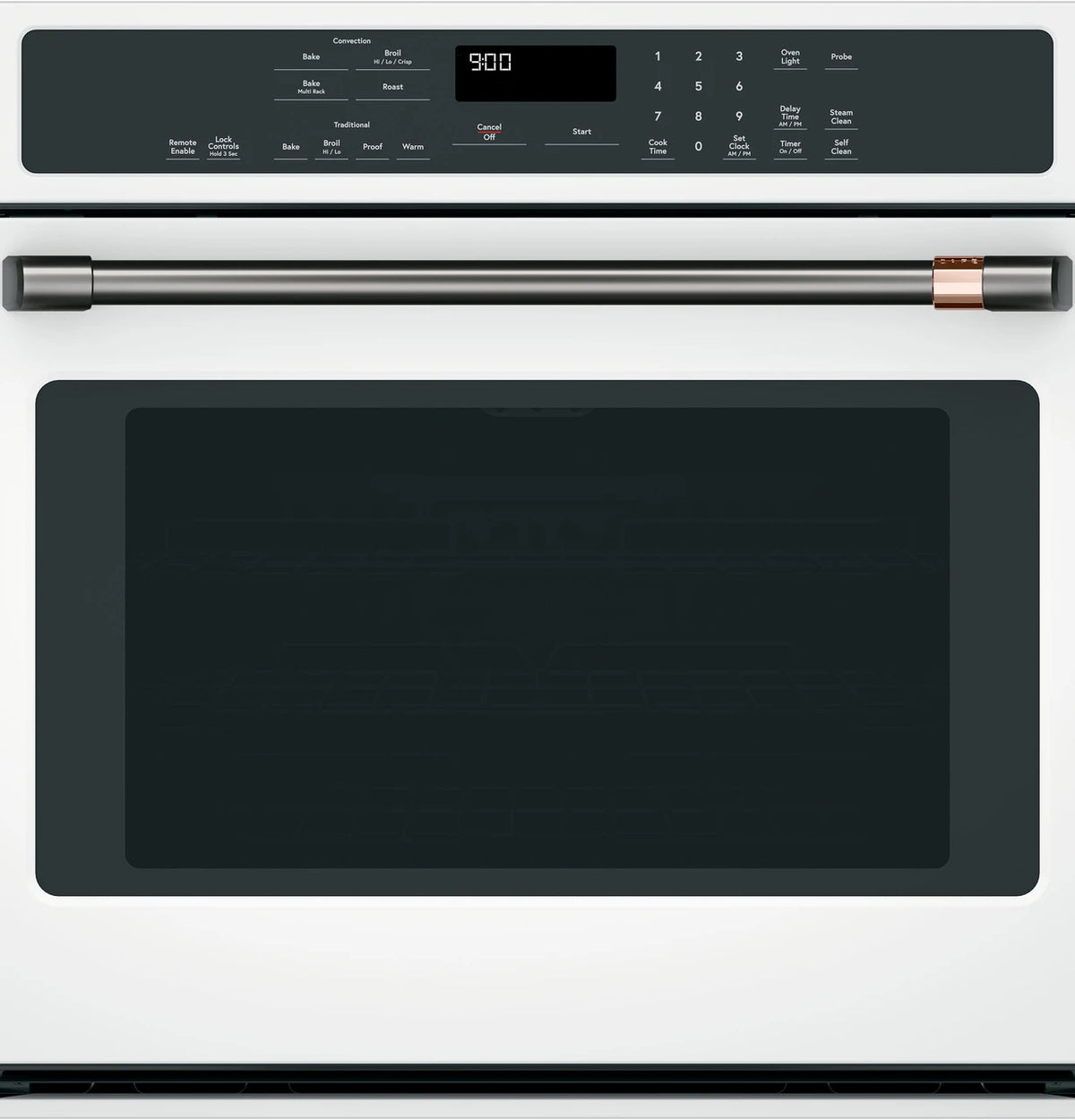 Café CTS90DP4MW2 single wall oven installed in kitchen cabinetry