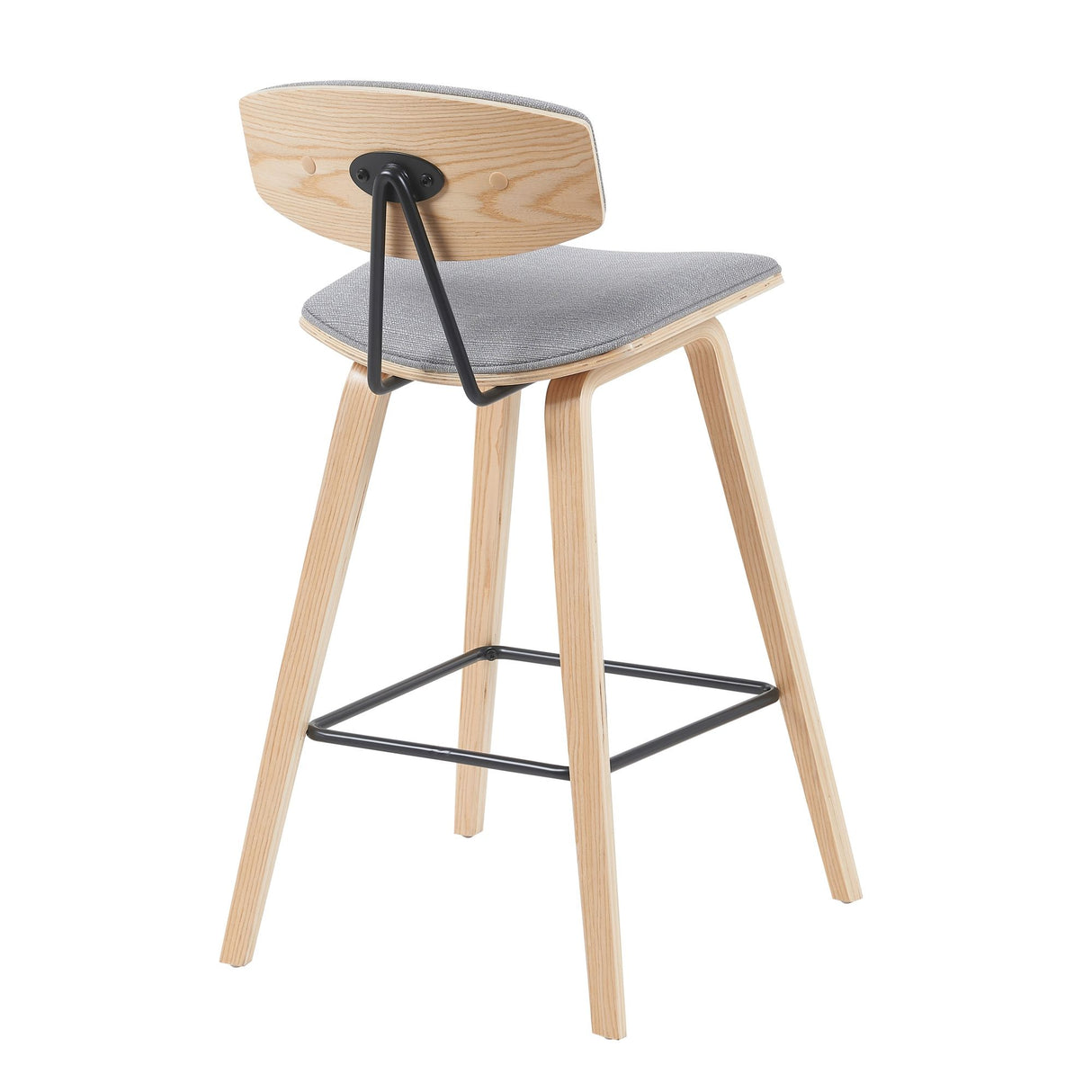 Fox - Swivel Bar Height Stool - Light Brown