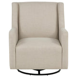 Sorrel - Fabric Upholstered Swivel Glider Arm Chair - Latte