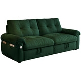 Cloud Like Convertible Sofa Bed For Living Rooms - Green