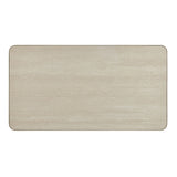 Pavilion - Powder Coated Metal Rectangle Outdoor Coffee Table With Sintered Stone Table Top - Natural