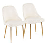 Marcel - Dining Chair (Set of 2) - Gold Legs