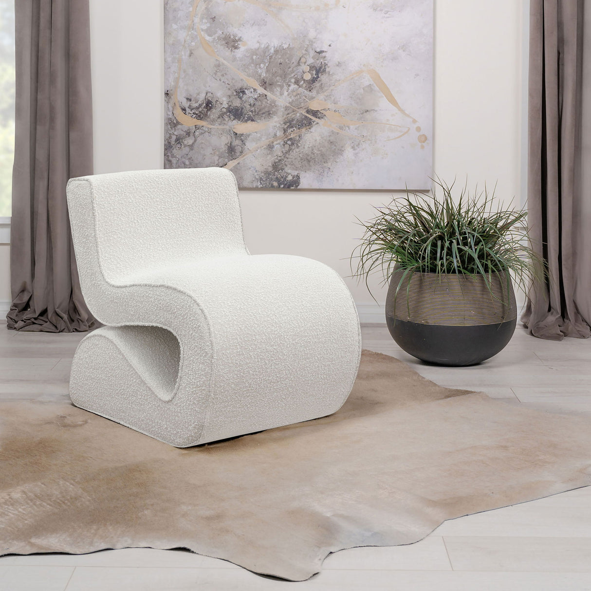 Austin - Armless Curved Chair