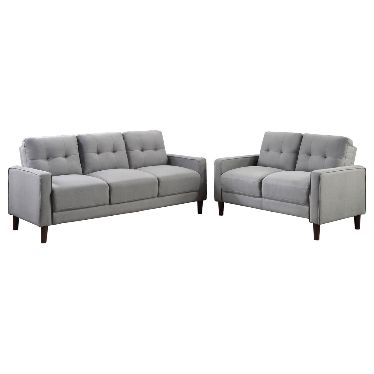 Harvey - Track Arm Tufted Sofa Set