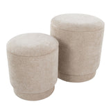 Marla - Upholstered Ottoman Set (Set of 2)