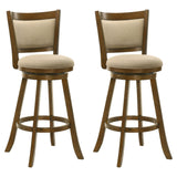 Aiden - Modern Farmhouse Swivel Wood Bar Height Kitchen Bar Stool