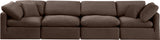 Indulge - Velvet 4 Seat Modular Sofa