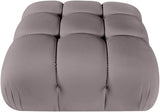Orin - Velvet Performance Fabric Upholstered Modular Ottoman