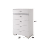 Naima II - High Gloss Chest - White