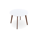 Dining Table - Brown / White