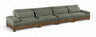 Turin - 4 Piece Fabric Upholstered Modular Sofa