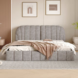 Elegant Design Upholstered Platform Bed