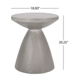 Outdoor / Indoor Lightweight Concrete Side Table