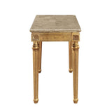 Daesha - Sofa Table - Marble Top & Antique Gold