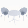Modern Lounge Chair Set With Round Table