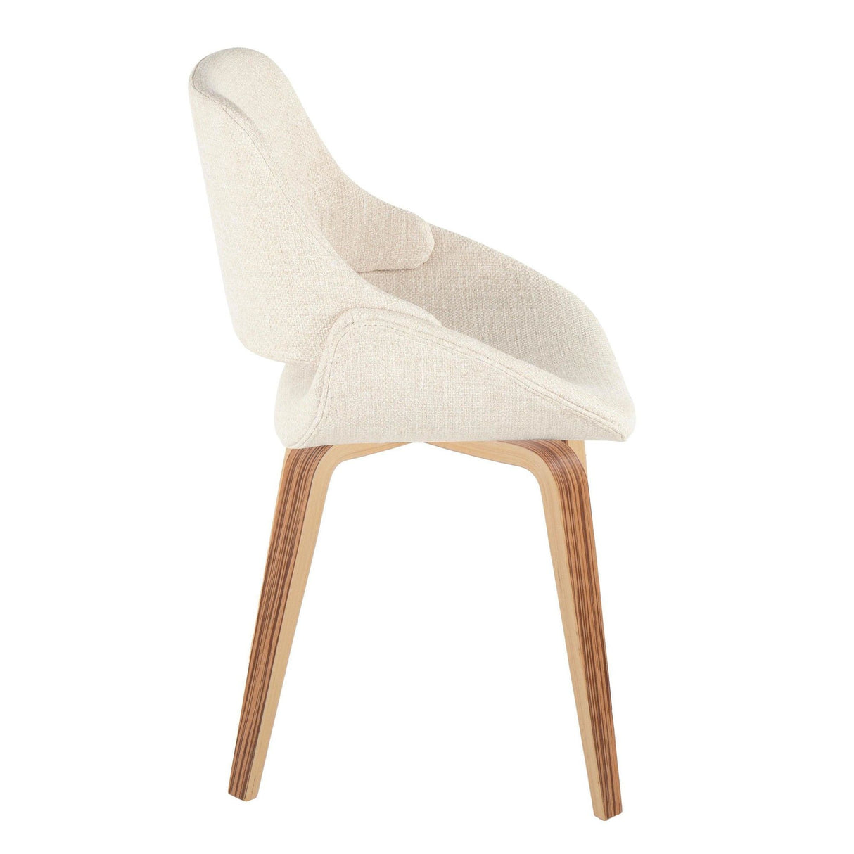 Fabrico - Chair (Set of 2) - Cream Zebra