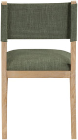 Avon - Linen Textured Performance Fabric Upholstered Dining Side Chair (Set of 2)