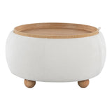 Tray - Pouf Storage Ottoman